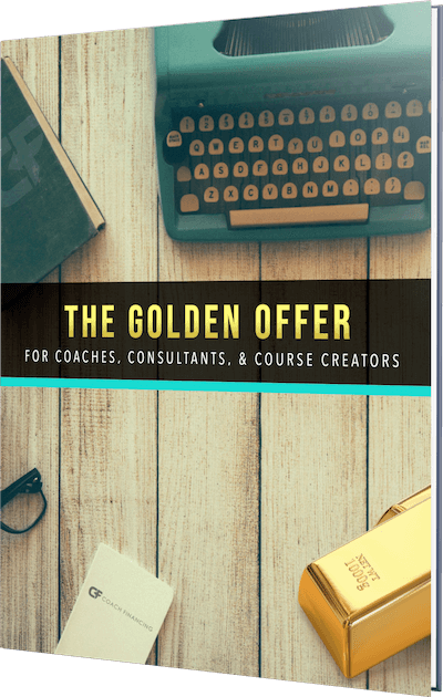 The Golder Offer report for coaches, consultants, and course creators.